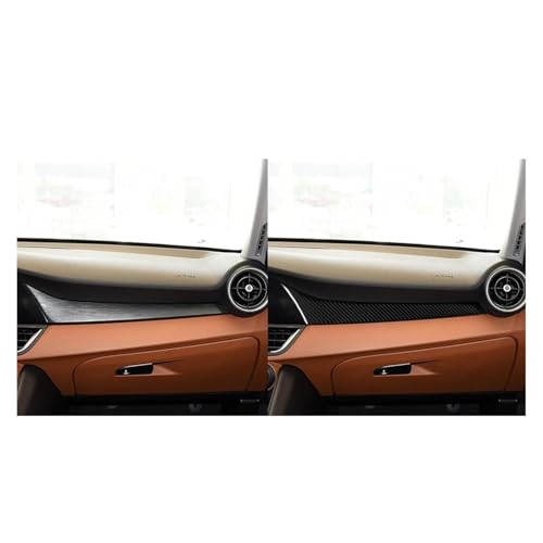 Accesorios de interior de coche para Giulia y Stelvio: pegatina de panel de instrumentos 4