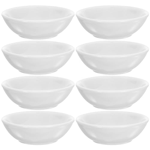 La Mejor Recopilación de Cuencos y platos para aperitivos y salsas - 5 favoritos. 44 UPKOCH 12 Cuencos De Cerámica Para Salsa De Soja 1.2 Oz Mini Platos Para Aperitivos Condimentos Guarniciones Sushi Fiesta Cocina