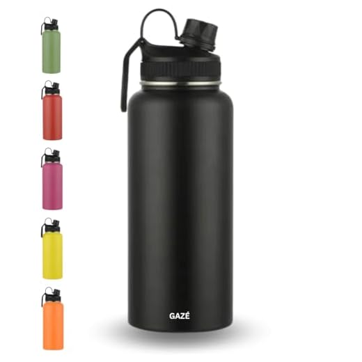 Gazé® Garrafa Térmica Inox Squeeze Academia - Conserva Até 18h Quente ou Gelado - 750ml Feita em Aço Inox 304 - Fosca e 100% Neutra