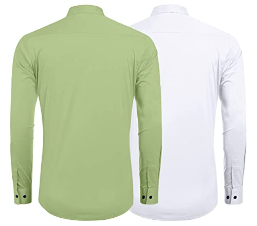 Image of Zombom Men's Regular Fit Cotton Blend Printed Full Sleeve Casual Shirts
