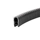 Burlete de goma en forma de U, 17 mm x 10
