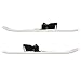 SOLA Winter Sports Kid's SLKS103 Beginner Snow Skis and Poles with Bindings Age 3-4 (Gaggle)