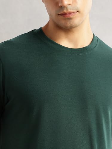 Image of Thomas Scott Men's | Relaxed Fit | Solid | 100% Polyester | Co-Ord Set With Short Sleeve T-Shirt & Trouser