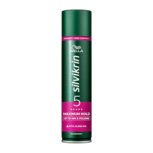 WELLA Silvikrin Hairspray, Maximum Hold, 400 ml (Pack of 1)