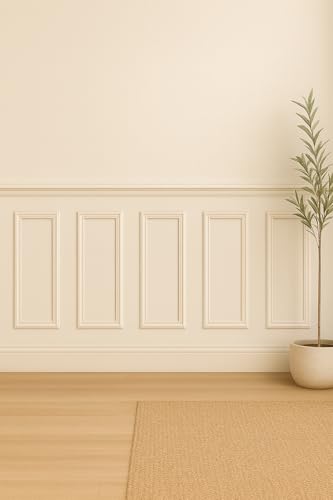 Image of Ekena Millwork PNL08X20AS-01 8 inchW x 20 inchH x 1 /2 inchP Ashford Molded Classic Wainscot Wall Panel