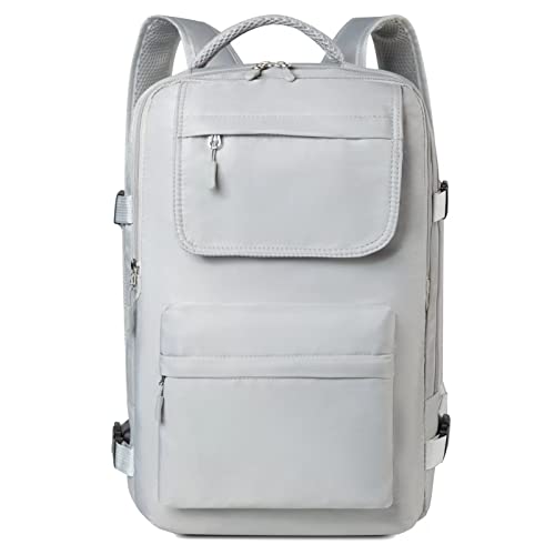 Hayayu Reiserucksack Damen Handgepäck Rucksack 20l travel rucksack Laptop Rucksack 14 Zoll mit USB Ladeanschluss Schulrucksack Mädchen Sportrucksack Mit Schuhfach Wanderrucksack Wasserdichter Cover