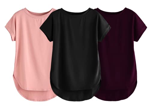 Image of Fabricorn Stylish Plain Up and Down Cotton Tshirt for Women