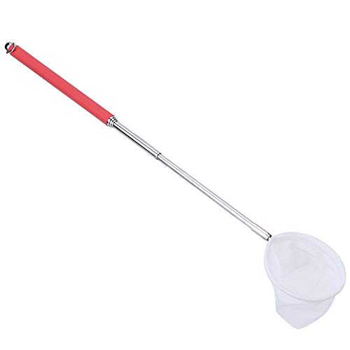 Retractable Fishing Net; Retractable Fishing Catching Net; Lightweight Shrimp Catching Net Long Handle 3D Square Round Shape for Shrimps Fishing Net