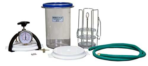 Yantra Polycarbonate Anaerobic Culture Jar 3.5 Liter with Vacuum cum Pressure Gauge Full Accessories
