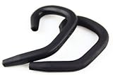 ITIS 2 Pair Universal Audio Removable Soft Silicone Sports Earhook Wire / Cable Hanger for Earphone headset (BLACK)