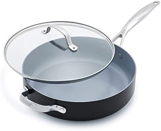 GreenPan Valencia Pro nieprzywierająca patelnia 28 cm, 4,2 l, bez PFAS, szara