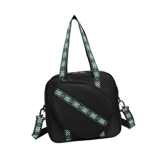 Pickleball Duffle Bag Sports Shoulder Gym Bag with Racquet Paddle Holder Tennis Tote Large Sports Handbag for Men Women