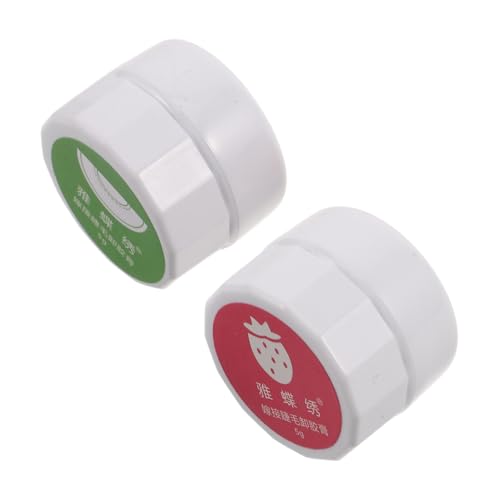 Healeved 2 Piezas removedor de pegamento para pestañas Removedor de pestañas postizas Crema despegadora de pestañas mascara de pestañas removedor de pestañas para extensiones de pestañas