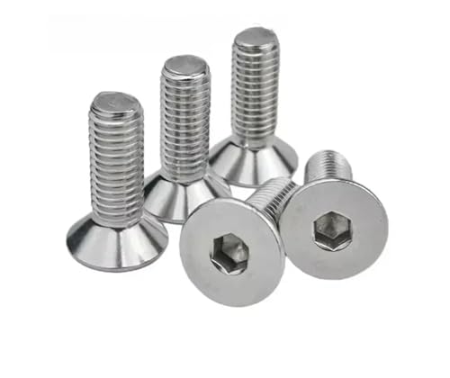 Tornillos avellanados M3 DIN7991 en acero inoxidable 304 con cabeza hexagonal 2