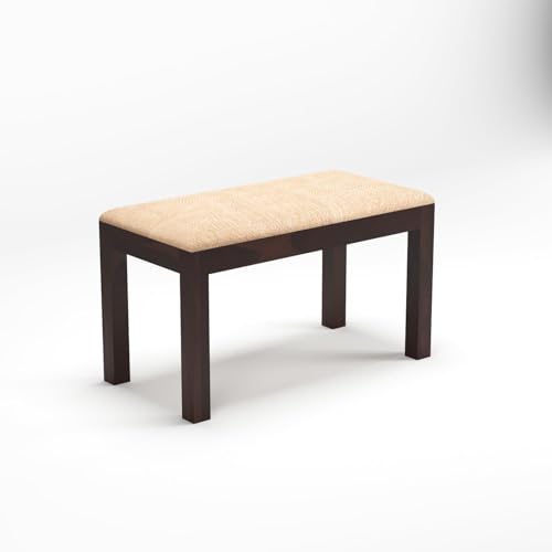 Image of 2 Seater Seating Bench for Home & Office l Daining Table Bench l Multipurpose Seating Bench for Indoor & Outdoor, Balcouny, Waiting Room Bench l Easy DIY l Walnut Finish l 36x14.5x17.5