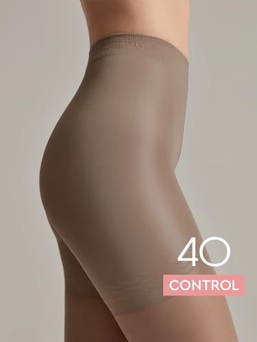 Image of Conte Body Shaping Semi Opaque Compression Tights Pantyhose Control 40 Den