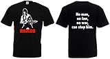 Fruit of the Loom Textilie John Rambo Sylvester Stallone Film T-Shirt S-XXL Kult