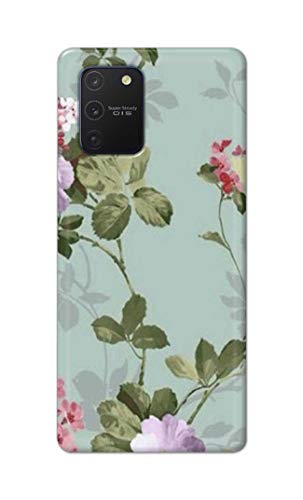 Image of Printed Hard Back Cover Case for Samsung Galaxy Note 10 Lite | Samsung A81 Back Cover (Floral Painting) -702