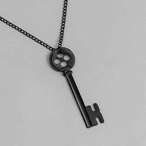 COLORFUL BLING Key Necklace Chain Pendant Cosplay Halloween Accessories - Image 3