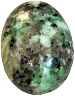 حجر فص خاتم او دلاية حجر الياقوت روبي زوسايت الطبيعي الرائع ( Ruby Zosite ) شكل بيضاوي