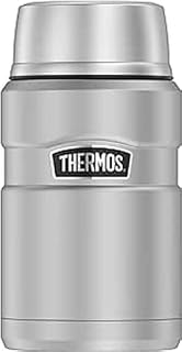 Thermos Słoik na żywność ze stali nierdzewnej, stal nierdzewna, matowa stal nierdzewna, 0,71 litra