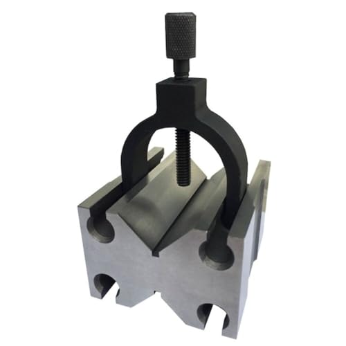 HHIP 3402-0968 Toolmakers V-Blocks with Clamp in Slot, 2-3/4" Length x 2-1/2" Width x 1-3/4" Height