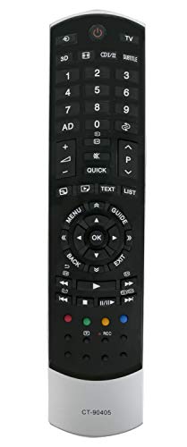 ALLIMITY CT-90405 CT90405 Remote Control Replaced for Thoshiba 3D LED TV 55XL975G 55VL963 47YL985G 47VL963G 46UL975G 46TL968G 46TL933G 46TL933F 42XL975G 40TL968G 40TL938G 40TL938F 40TL938 - Image 2