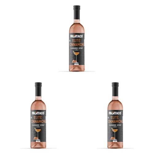 Image of Fruitaco Cinnamon Syrup: Perfect Mixer For Enhancing Mocktails & Cocktails, Drinks, And Mojitos At Parties, Conveniently Packaged In A 750Ml Bottle For All Your Mixing Needs (Pack of 3)