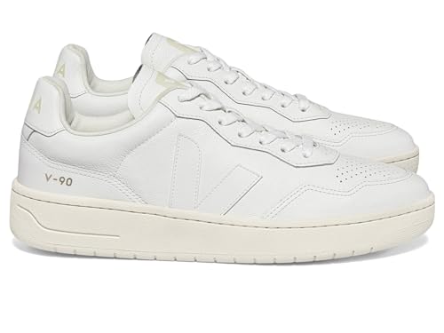 Image of VEJA Women's V-90 Sneaker, Extra White, 11.5