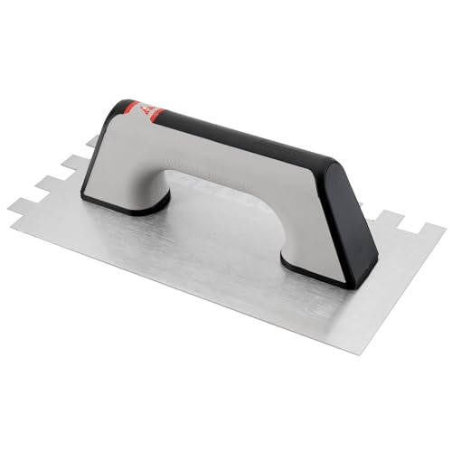 Bellota 5873-15 BIM - Llana para cola con dentado 15x15 mm, mango bimaterial y Hoja de Acero