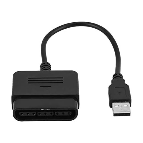 Socobeta PS1 PS2 to PC USB 2.0 Controller Adapter Converter USB Adapter Converter Compatible with PS1/2 Controller Cover