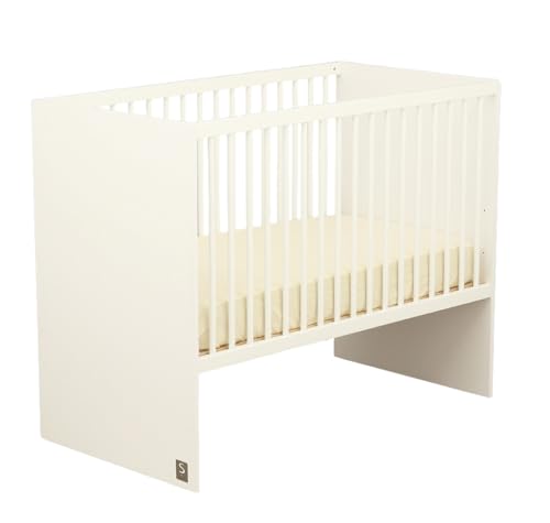 Sauthon Lit bébé 120x60 à barreaux avec têtes en Panneaux