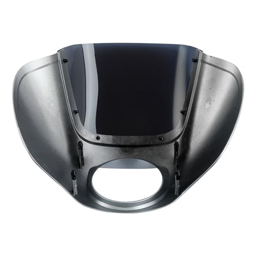 Image of Front Headlight Quarter Fairing Windshield Fit For Harley Softail Low Rider FXLR S FXLRS 2018-2025 Street Bob FXBB FXBBS 2018-2025 Softail Standard FXST 2020-2024 Barracuda Silver