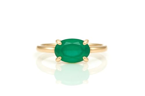 Bagues ovales en onyx vert : le bijou idéal pour un mariage - 7