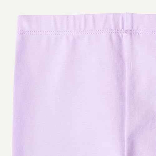 Image of Amazon Essentials Girls' Cotton Stretch Leggings, Multipacks