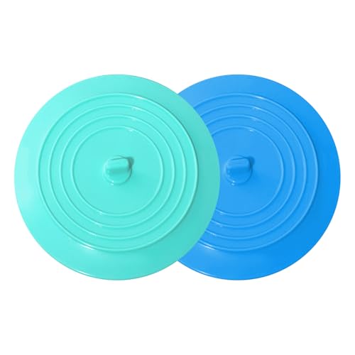 2PCS Universal Bath Stoppers, 6 Silicone Drain Plugs for Sink, Basin, And Tub, Non-slip, Leak-Proof and Easy-Clean
