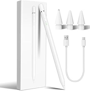 Pencil for ipad Apple Pencil 1st 2nd Generation Pro USB C Alternative,10 Mins Fast Charge Stylus Pen for iPad 6 7 8 9 11 10th Generation, iPad Mini 7 6 5th, iPad Air 3 4 5th M2 M3, iPad Pro 13"/11″ M4