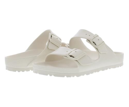 Image of Birkenstock Arizona EVA Narrow Unisex Shoes Size 8, Color: Eggshell-Off-White