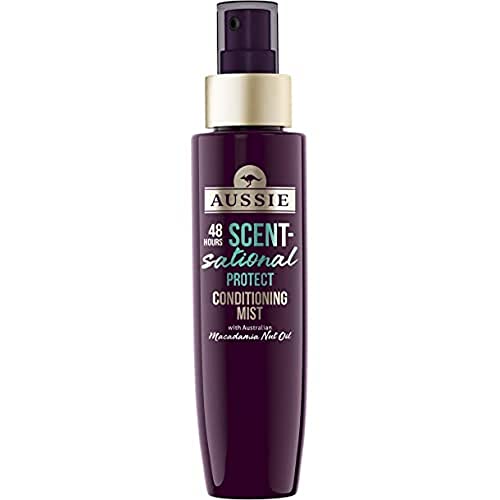 Aussie EsenSacional Protege Spray, Acondicionador con aceite de nuez de macadamia australiana, 95ml