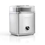 Cuisinart Sorbetiere Deluxe - Yaourtière et sorbetière - Desserts maison - Facile à utiliser à la maison - Prêt en 25 minutes - Garantie de 5 ans - Capacité de 2L - Argent ICE30BCU