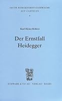 Der Ernstfall Heidegger 3796510655 Book Cover