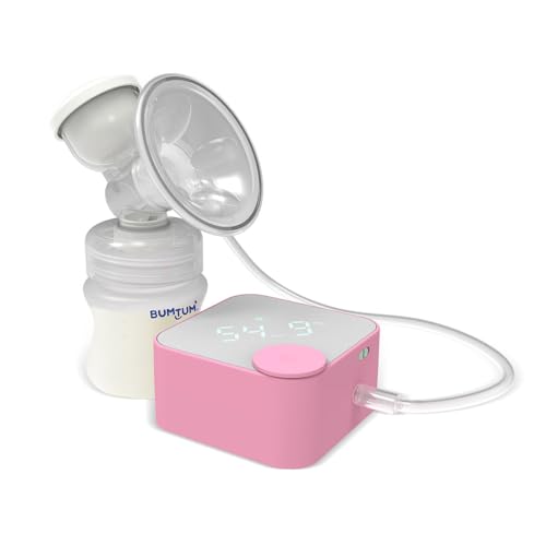 Image of BUMTUM Electric Breast Pump with 2 Phase Pumping, Digital Touch Screen, Dual Power Mode - USB & Battery Bpa Free for Moms