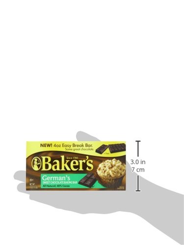 Baker's German's Sweet Chocolate Baking Bar, 4 Ounce (Pack Of 12) #TOP5