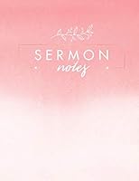 Sermon Notes : Journal Notebook for Weekly Notes 1790125510 Book Cover