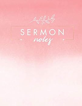 Paperback Sermon Notes: Journal Notebook for Weekly Notes (Large Size (8.5x11)) Book