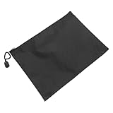 Organisation pratique : Le sac de rangement en tissu Oxford avec fermeture éclair plate facilite l'ouverture et fermeture tout en évitant la chute des objets, parfait pour garder les documents et fournitures de bureau bien sécurisés .