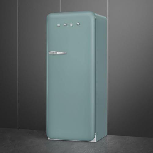 Smeg Retro Style FAB28 50s Style Refrigerator, Right Hinge, Matte Jade – 9.93 Cu. Ft. – Made in Italy on Fridge.com