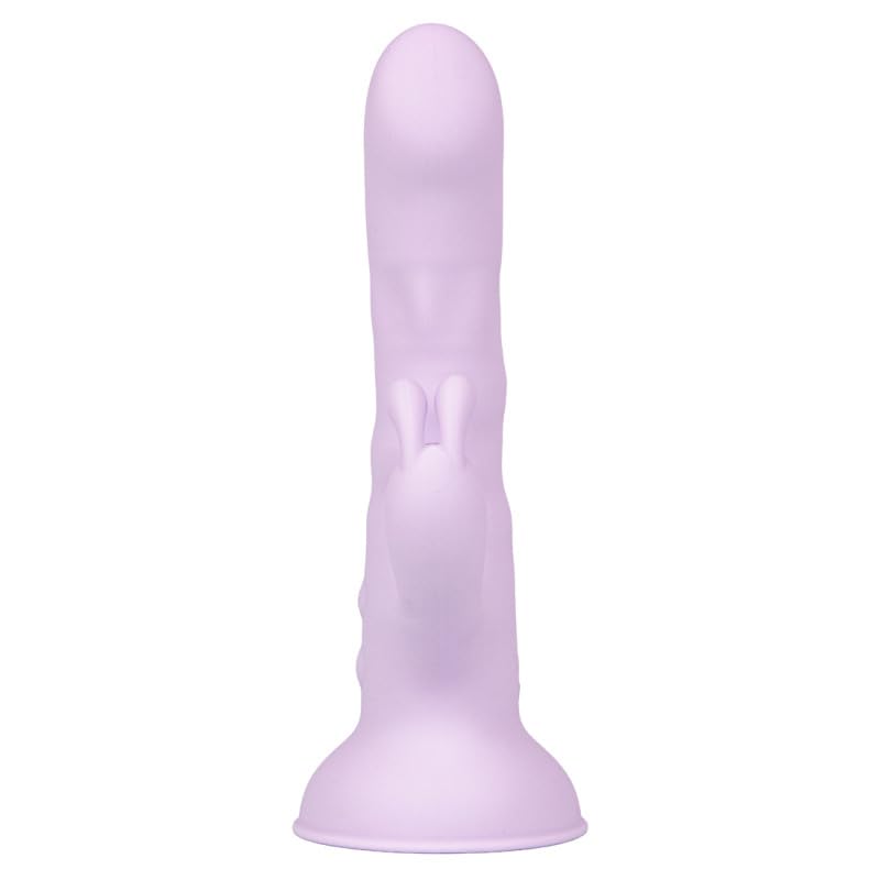 Elira, Vibrador Conejito, Impulor y Rotador, Estimulación de Clítoris y Punto G, Recargable USB, 9 Modos de Vibración, Silicona, Sumergible (Lila)
