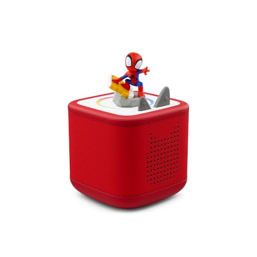 tonies Toniebox 2 Bundle Incl. 1 Spidey und Seine Super-Freunde Rot Audioplayer für Hörbücher Lieder Einschlafen und Tonieplay für Kinder