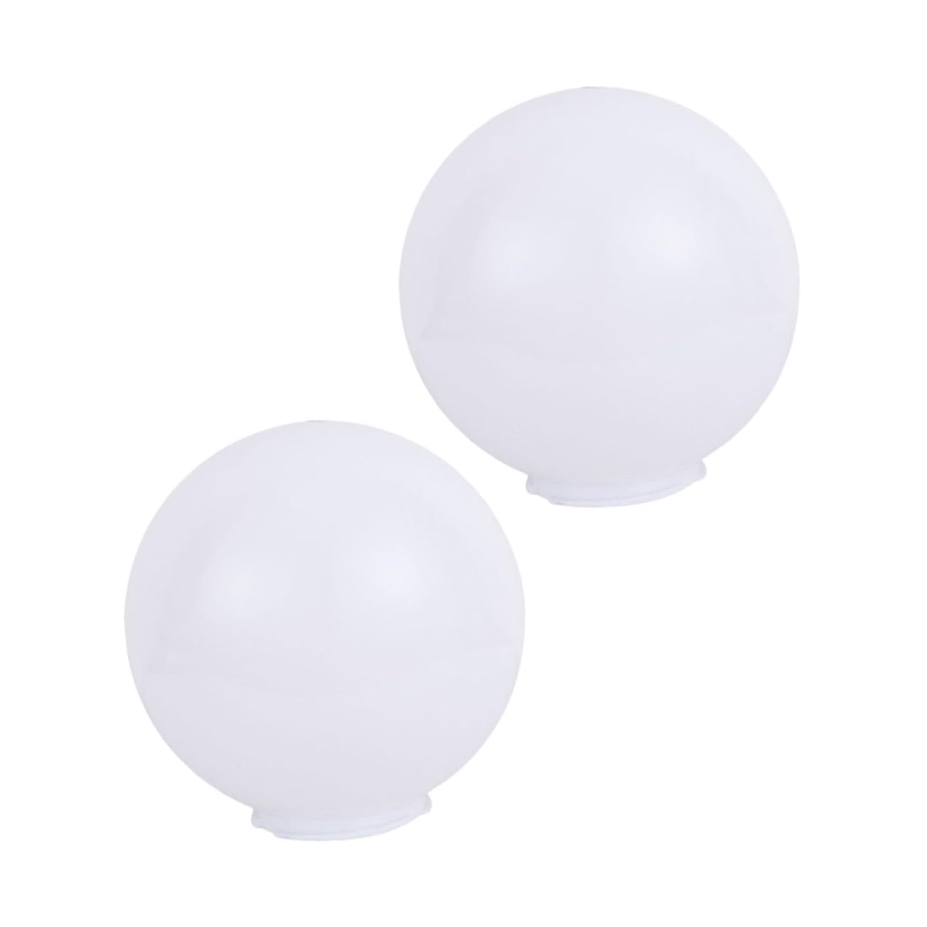 Angoily Lamp Lampshade Ball Shaped Lamp Shade Waterproof Acrylic Diffuse Light Outdoor Wall Light Fixture Decorative Cover for Garden Patio 2Pcs